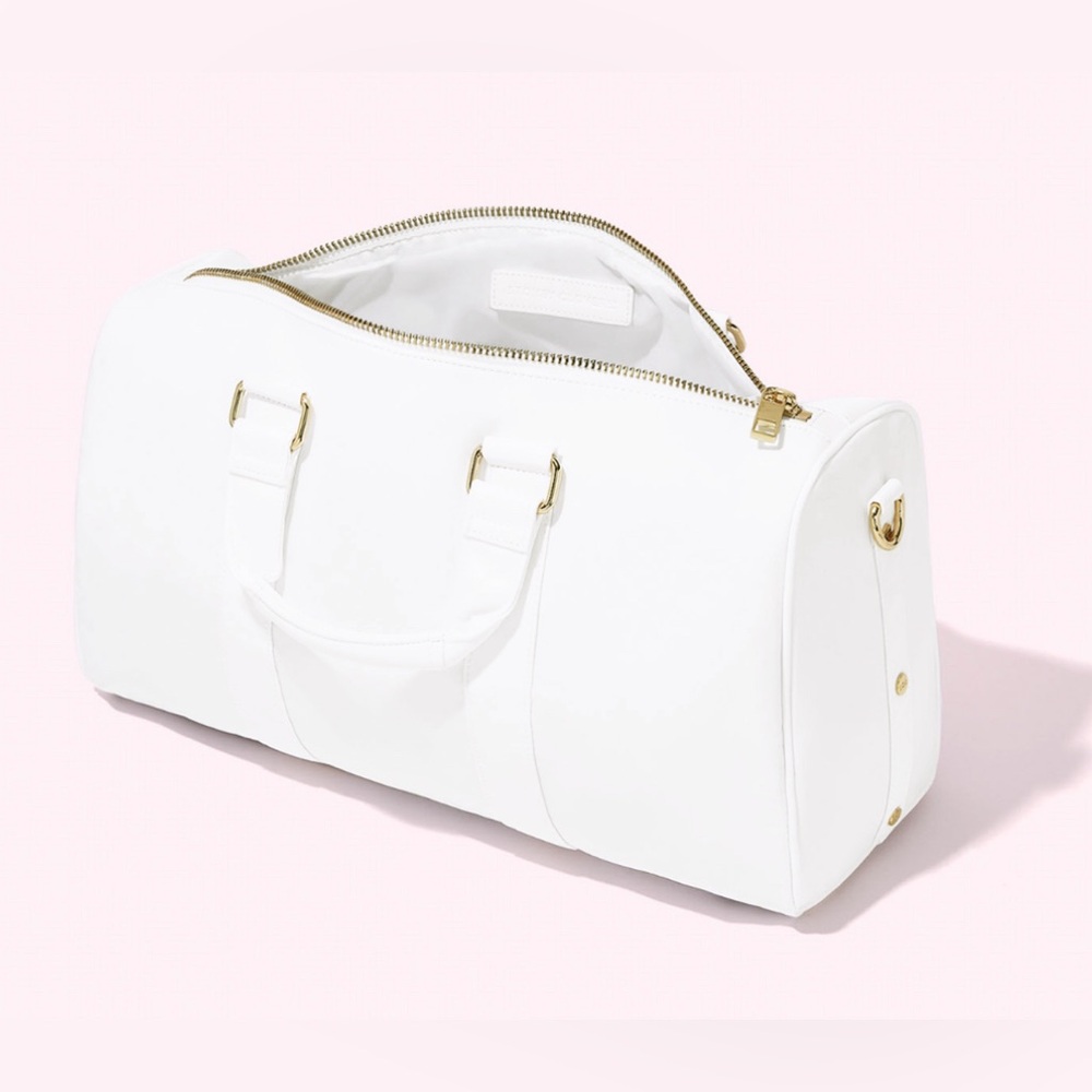 Stoney Clover Lane duffle bag mini in Blanc (white)